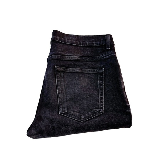 COS Mid Rise Slim Leg Black Denim Jeans Size 30/32 - Picture 1 of 6
